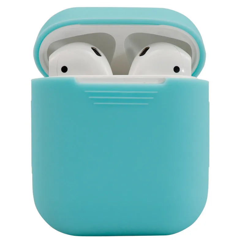 Silicone protective cover for Apple AirPods 2 wireless headphones in multiple colour options