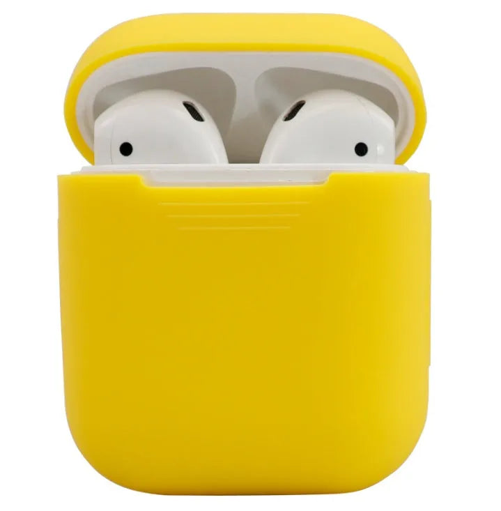 Silicone protective cover for Apple AirPods 2 wireless headphones in multiple colour options