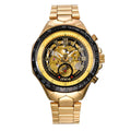 MCE men's explosion-proof mechanical watch with stainless steel case and automatic movement