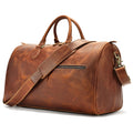Men's genuine leather crossbody bag in vintage design with large capacity dimensions