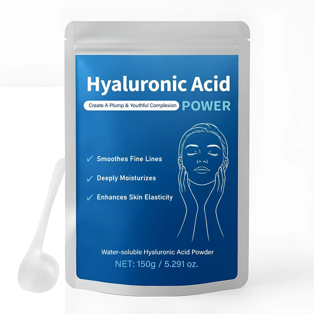 150g jar of pure hyaluronic acid powder for DIY skincare formulation