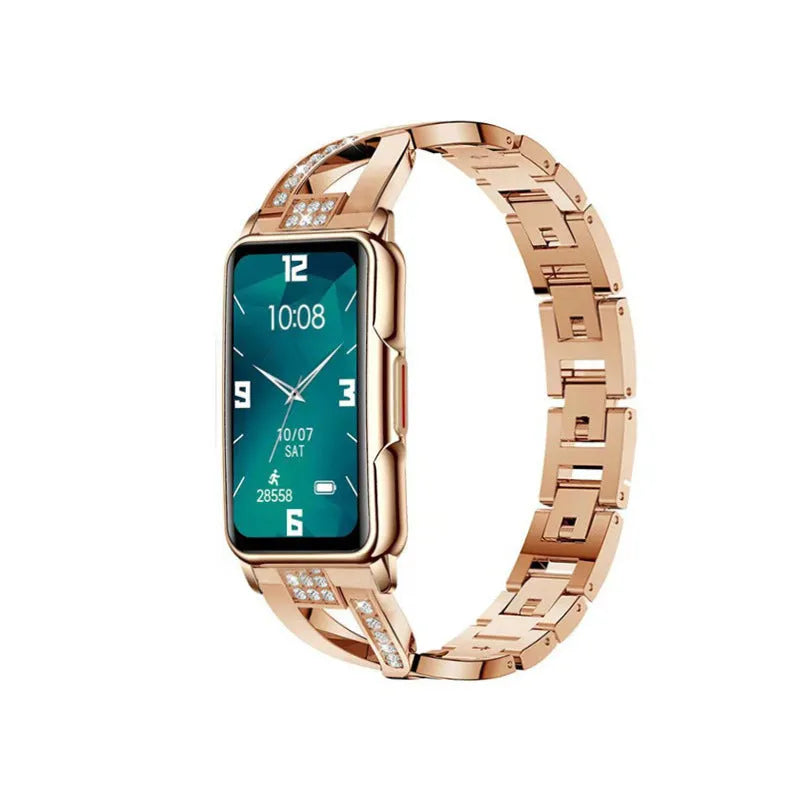 1.47 inch smart bracelet with TFT screen and silicone wrist strap