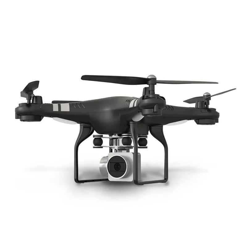 HD aerial photography drone with remote control handle in black, red, or white colour options