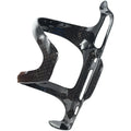Black carbon fibre side pull water bottle holder for road and mountain bikes