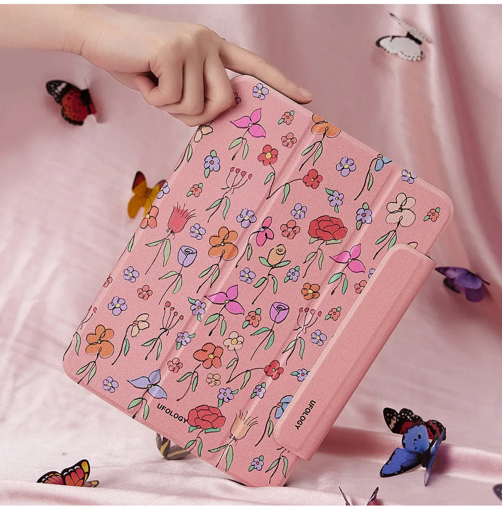 Magnetic flat protective sleeve for iPad Air 4 and iPad Air 5 tablets