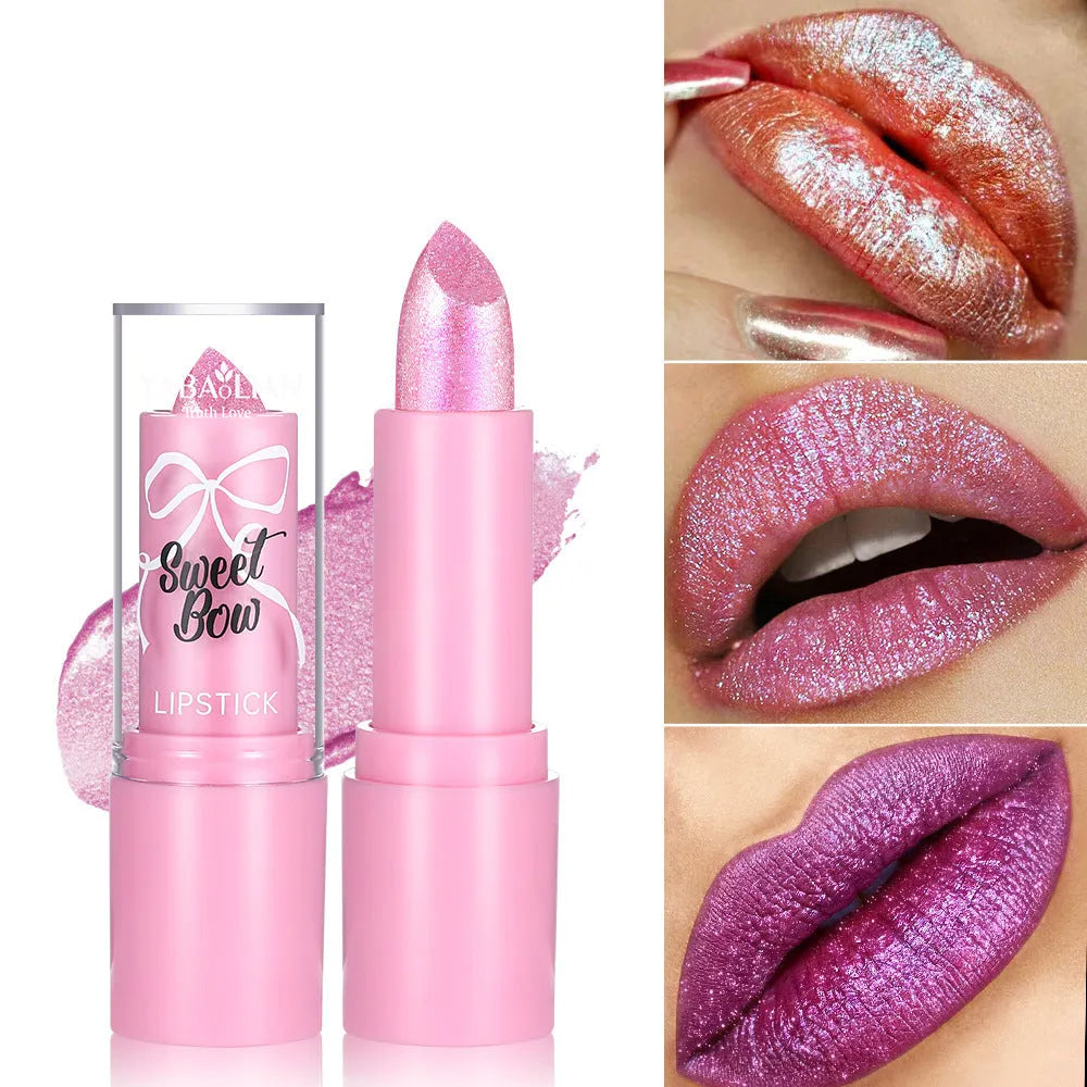 Sweetheart bow XINGX Diamond lipstick in Starlight Diamond series with six colour options