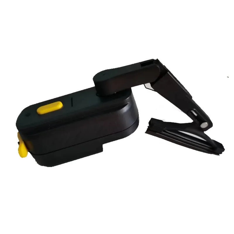 Black plastic helmet wiper unit with a 65mm blade, model TZ-HW065, for motorcycle helmets.