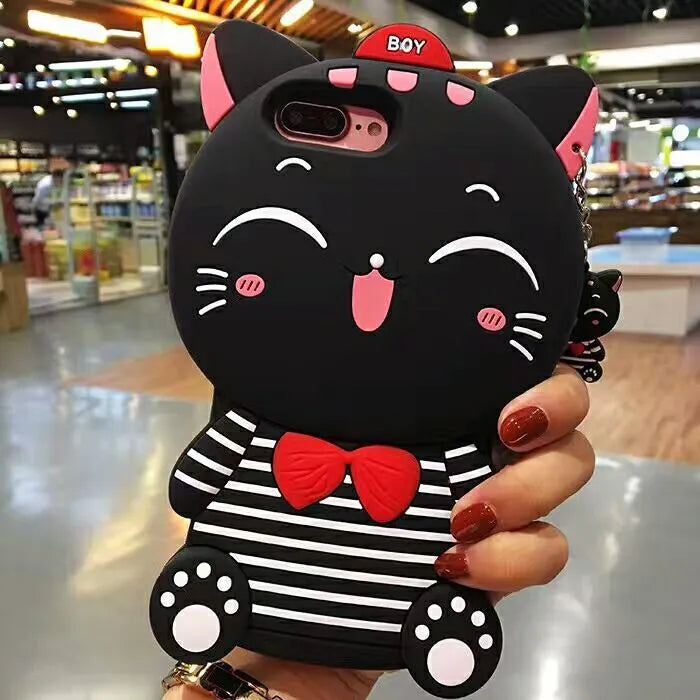 Soft silicone mobile phone shell case showing edge-proof design for Samsung and iPhone models.