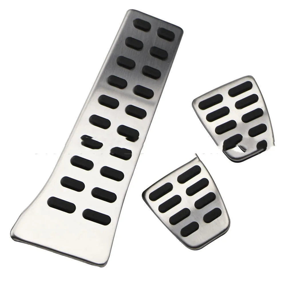 Stainless steel car accelerator pedal set for Hyundai vehicles.