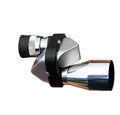 Compact aluminium alloy pocket monocular telescope with 8x20mm magnification on a canvas bag.