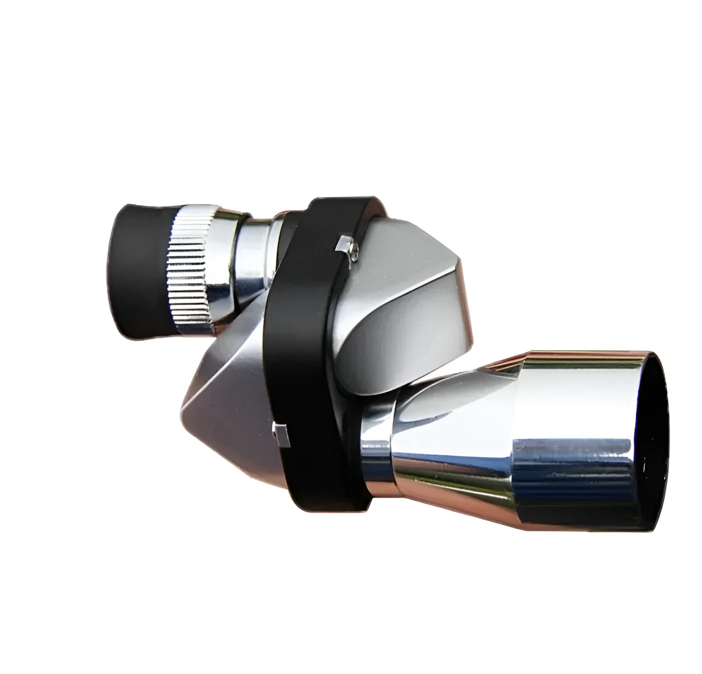 Compact aluminium alloy pocket monocular telescope with 8x20mm magnification on a canvas bag.