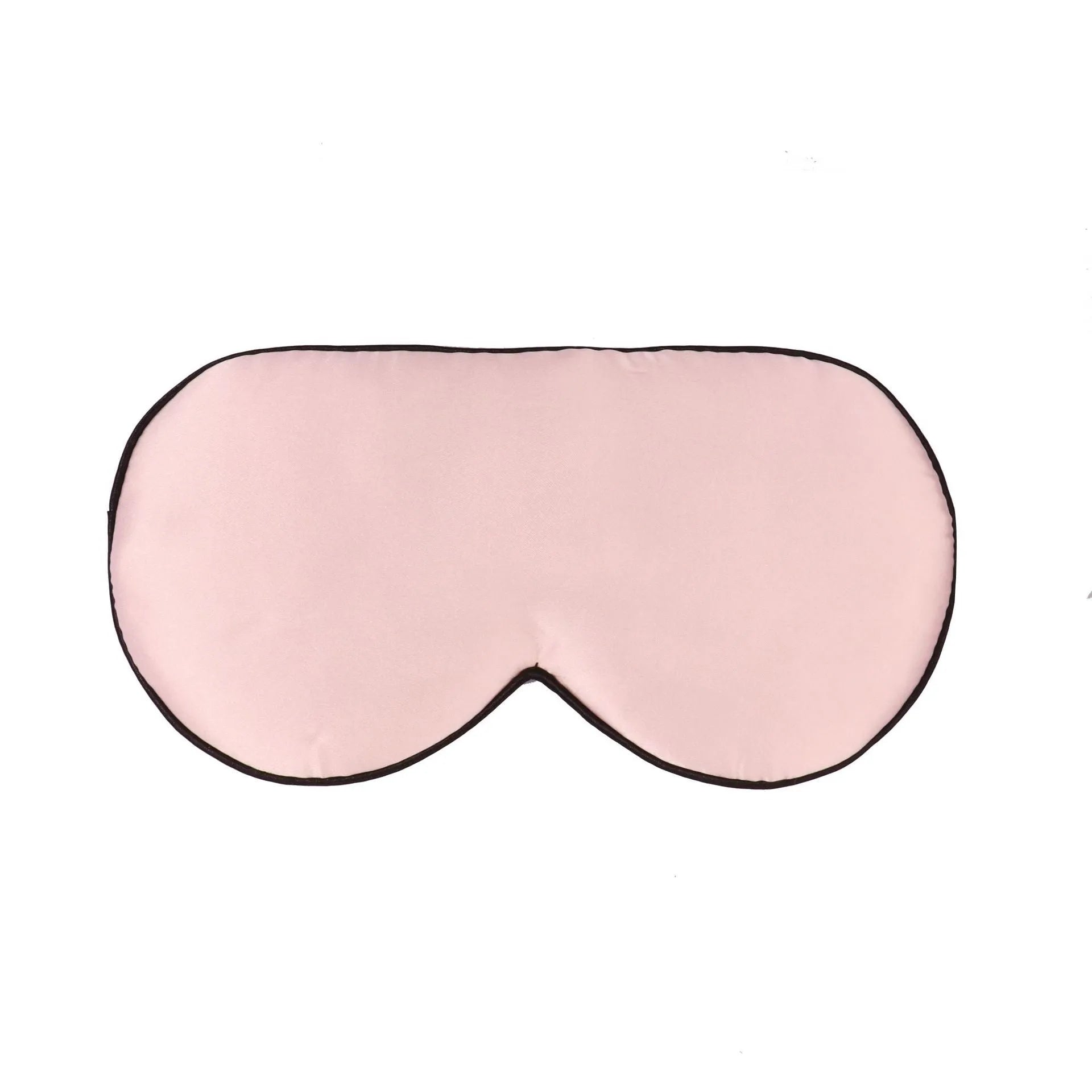 Double-sided Mulberry silk eye mask in a selection of colours including black, wine red, and ivory white.
