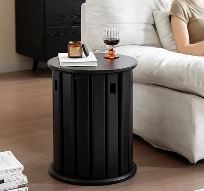 Round metal dining stool with stackable design in four colour options