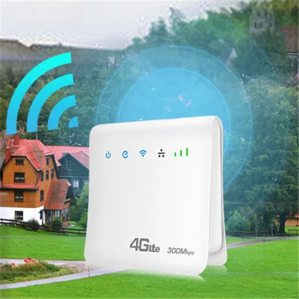 Wireless Router 300Mbps 4G LTE Firewall home routing 119x116x20mm