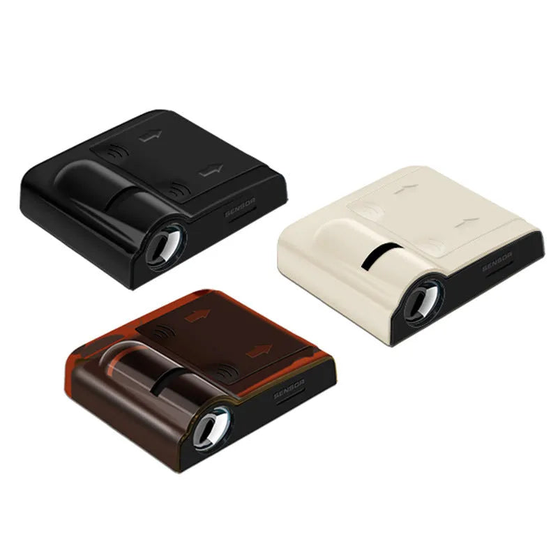 Black ABS plastic car projection radium lamp for dashboard decorative lighting