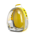 Grey PC astronaut-style cat carrier bag with side opening and large interior space.