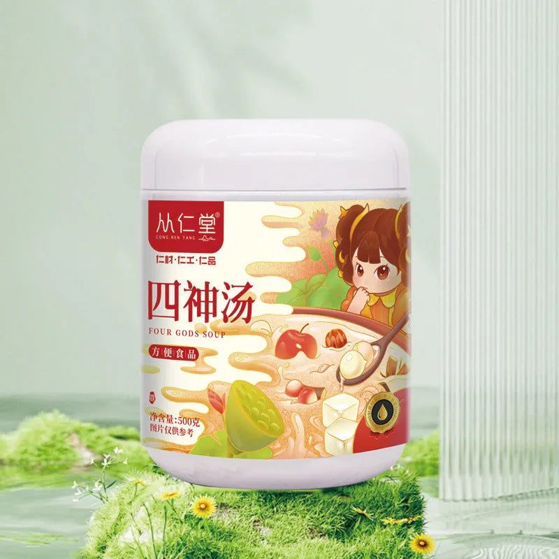 Box of 12 sealed bags of Children's Spleen and Stomach Herbal Tea with Lotus Seed, Poria and Yam