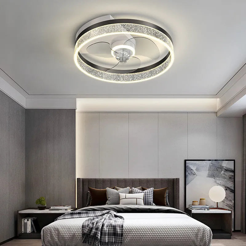 Simple modern Nordic-style tieyi ceiling lamp with iron body and integrated LED light.
