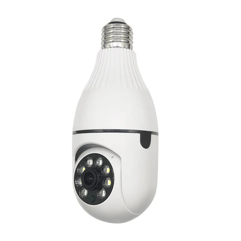 Wireless indoor security camera with wide-angle lens and full-colour night vision capability