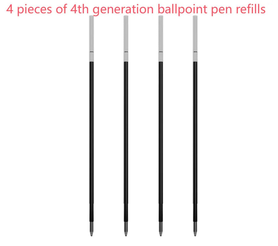 Pack of A4 6-hole punched Zodiac Forest Paper refills with three metal pen cores for spiral notebook replacement