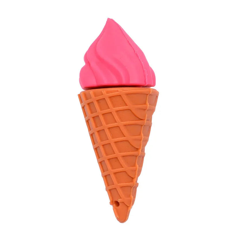 Mini ice cream design USB flash drive in lotus root pink or pink colour with USB connector