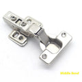 761 cold rolled steel hydraulic cabinet hinge with nickel plating showing three bend specifications