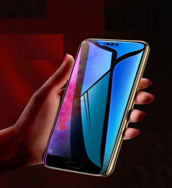 Anti-peep tempered glass screen protector for Huawei and Glory phones with full coverage and explosion-proof layer