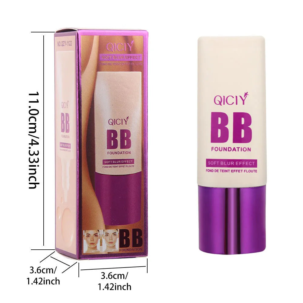 BB cream foundation concealer in a feeding bottle with ten shade options for brightening and repair.