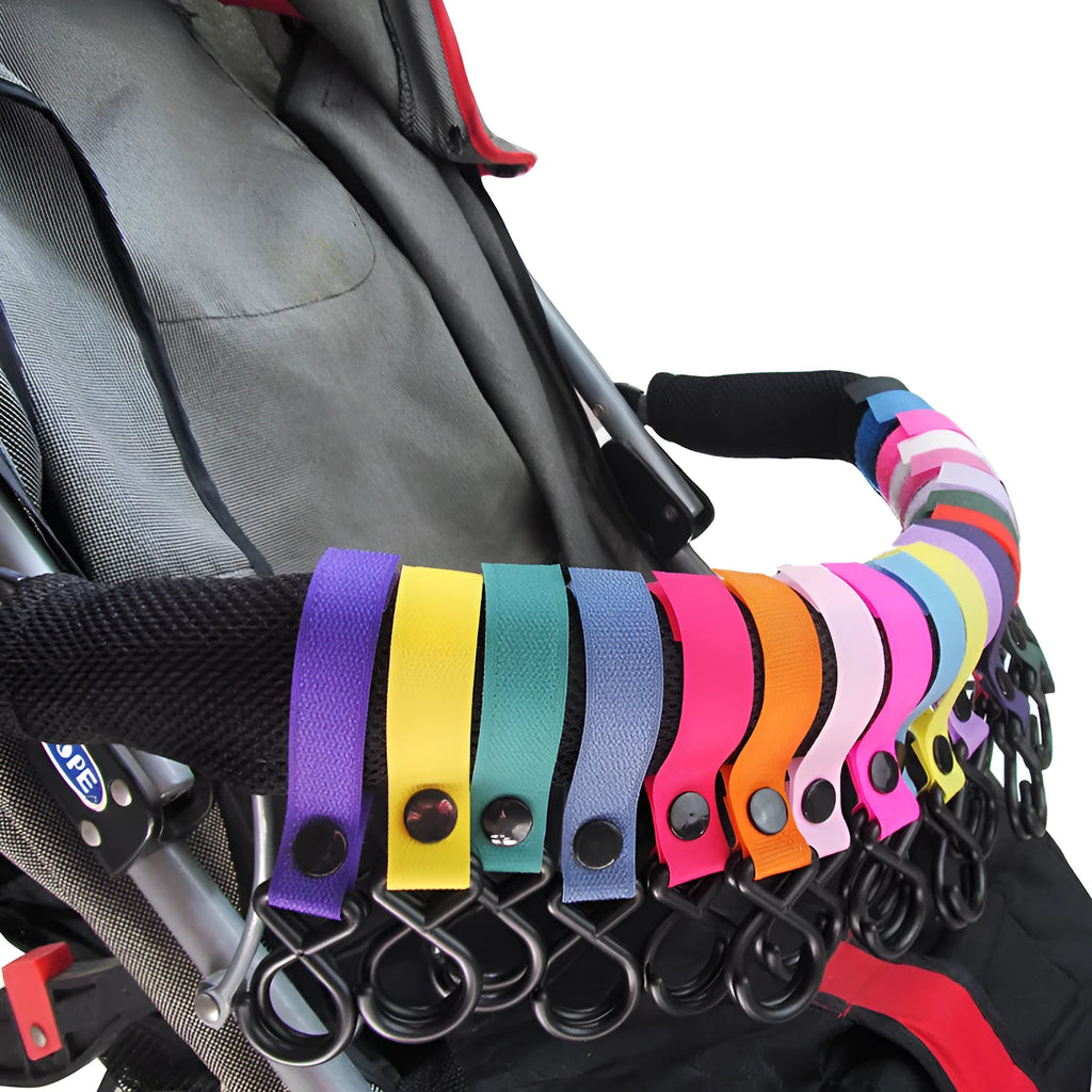 Nylon luggage Velcro hook in multiple colours for attaching items to backpacks and travel bags