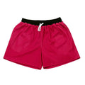 Men's solid colour mesh quick-drying sports shorts for running and fitness.