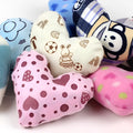 Soft plush chew toy pillow for small dogs and puppies 14x12cm