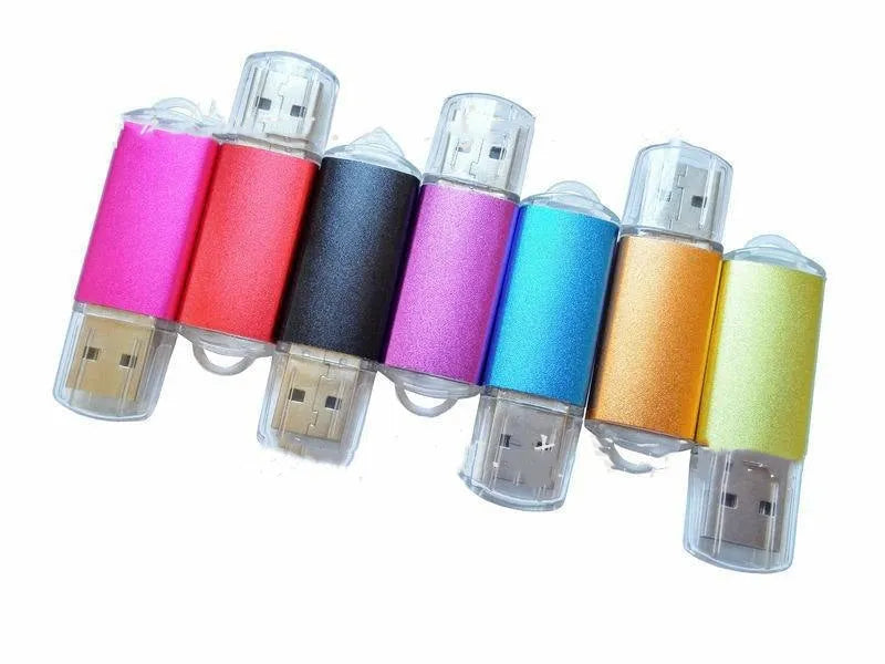 USB software encryption lock dongle with metal shell, shown in multiple colour options including black, blue, and red.
