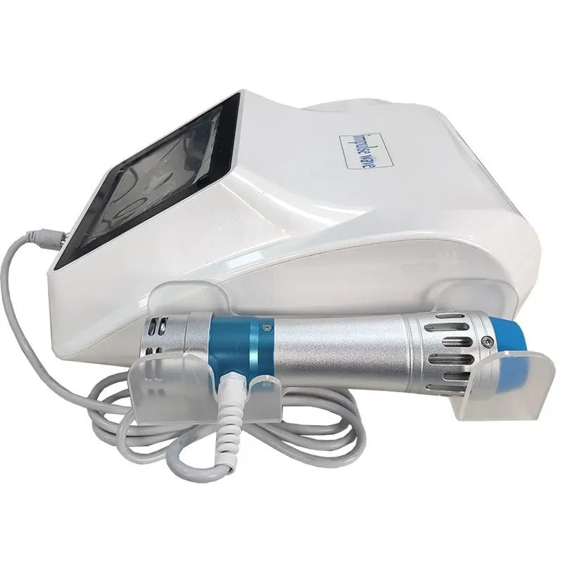 Electromagnetic extracorporeal shock wave physiotherapy instrument with remote control