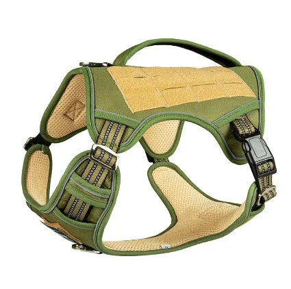 Oxford cloth tactical chest strap harness for working dogs in search and rescue operations