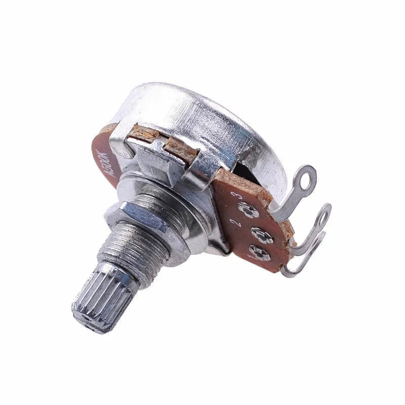 Metal electric guitar potentiometer knob replacement part for tone and volume control repair