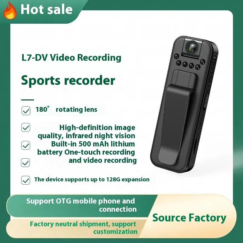 L7 HD video recorder unit with infrared night vision and Wi-Fi connectivity for home security monitoring