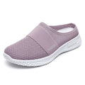 Women's casual shoes with mesh upper and hollow out design in flat heel round toe style