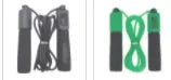 A 3-metre long skipping rope with foam handles, shown in one of 14 available colour options.