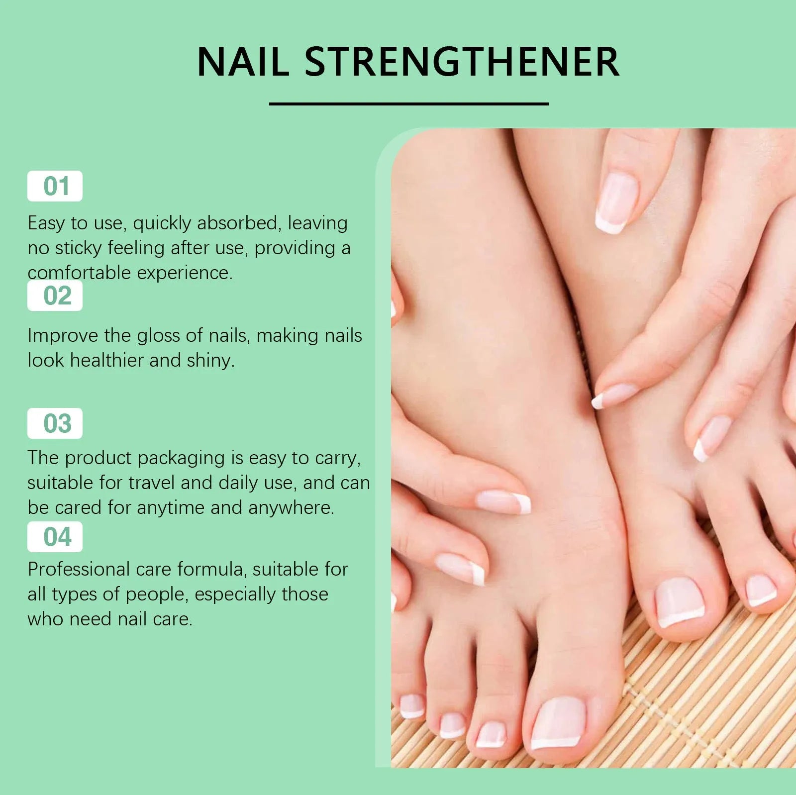 30ml bottle of daily nail cleaning solution with applicator brush for gentle nail maintenance