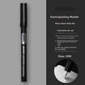 Mirror marker pen with waterproof ink in 1mm and 2mm tip sizes for writing on glass surfaces