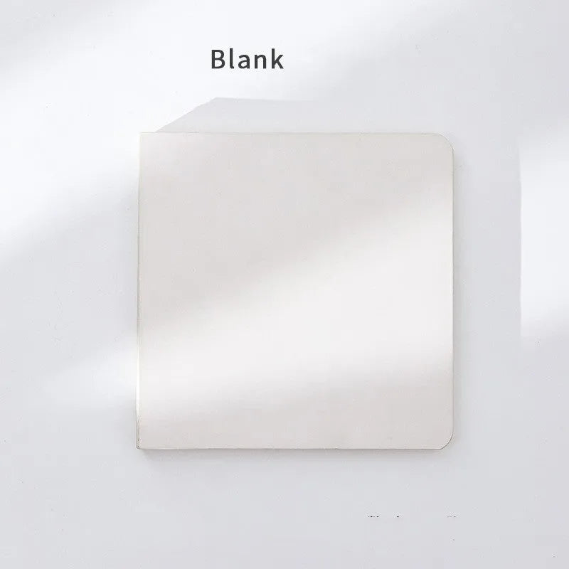 Square 14.5cm notebook with colour embossed fruit design cover and 80g thickened paper pages