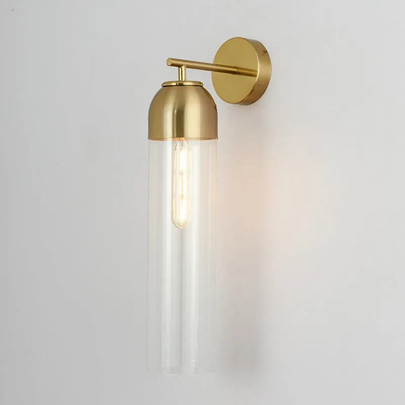 Nordic postmodern glass wall lamp with modern minimalist design for living room