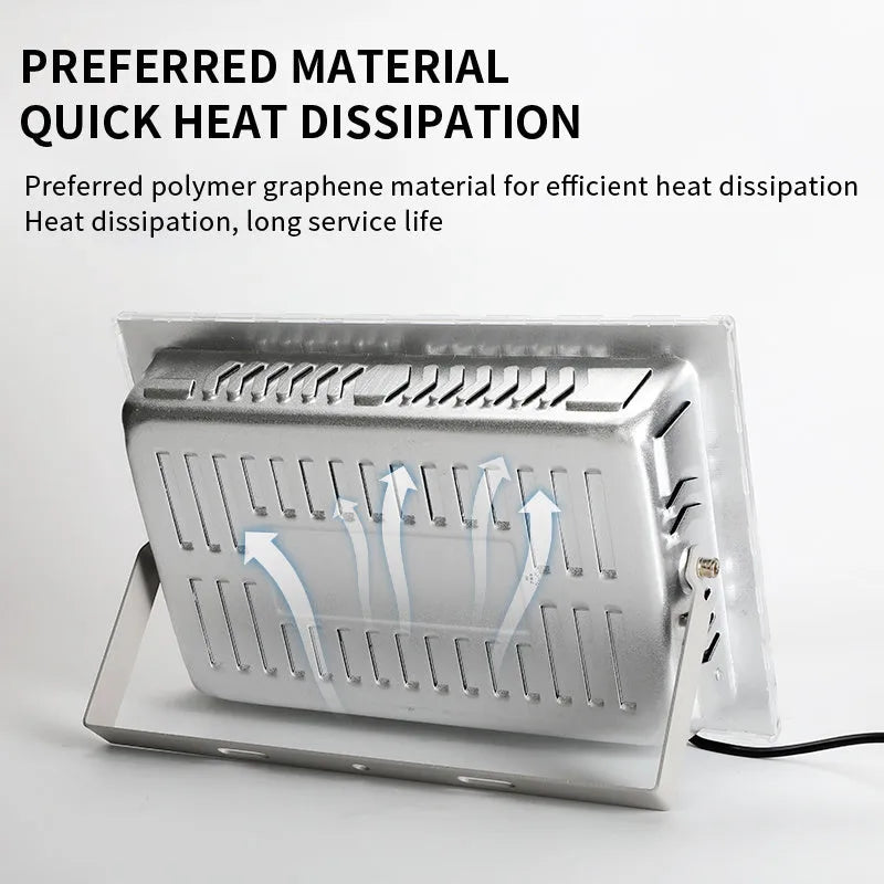 LED floodlight outdoor waterproof ultra bright for industrial workshop or courtyard