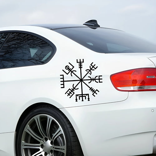 13x13cm square vegetarian no charm vinyl car sticker for vehicle window or body panel decoration