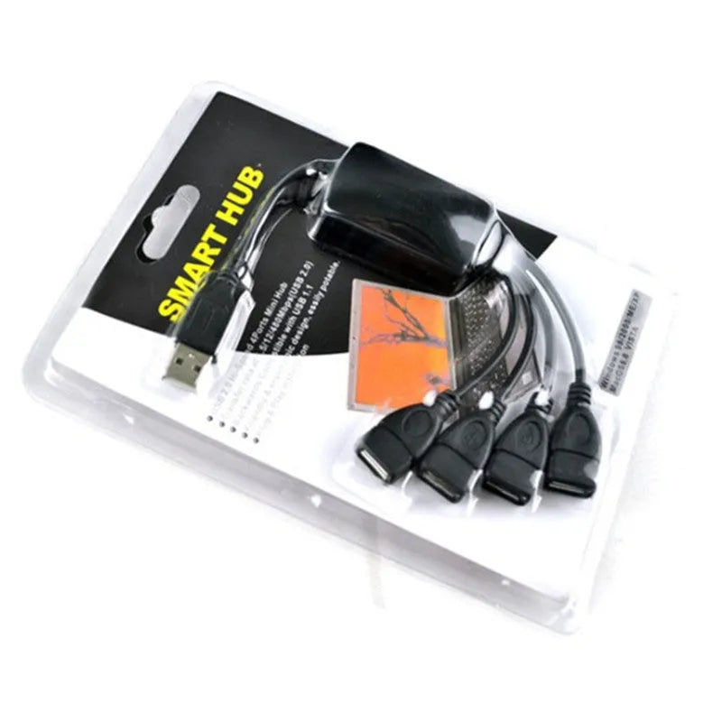 USB 2.0 four-port computer peripheral hub in A003 Linear HUB colour