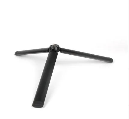 Black aluminium mobile phone tripod with handheld stabilizer grip for smartphone photography