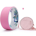 Pilates ring in pink with TPE outer and ABS inner core, 33cm diameter