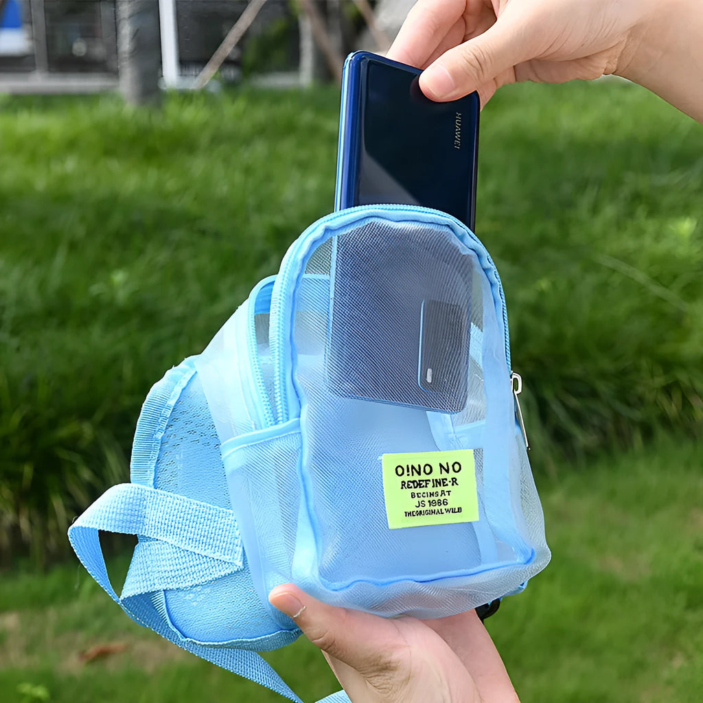 Solid-colour polyester dog backpack for portable pet carrying in black, blue, dark gray, or purple.