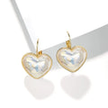 Gold-coloured women's ear clip with alloy construction and natural summer style
