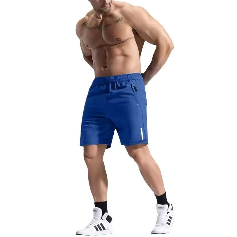 Men's bamboo fibre sports shorts with elastic drawstring waist in nine colour options